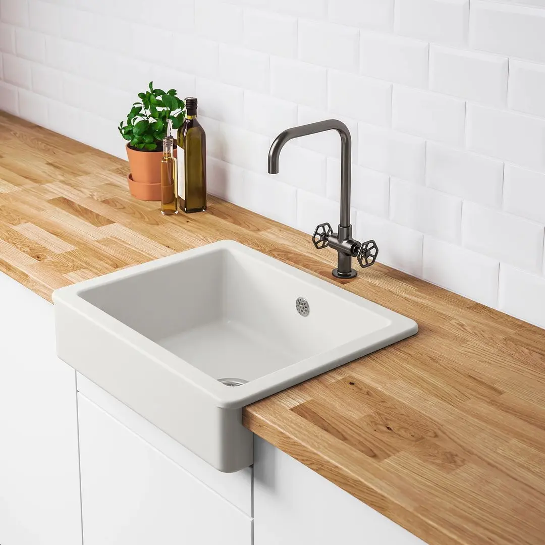 Chiuveta Ikea Havsen front vizibil 62x48 (Alb)