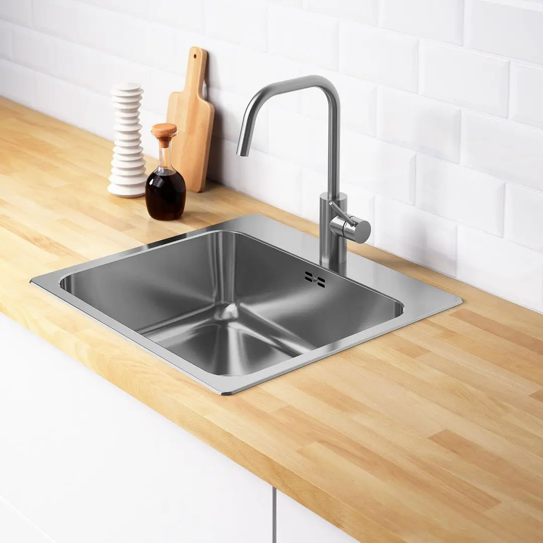 Chiuveta Ikea Langudden 1 cuva 56x53 (Inox)