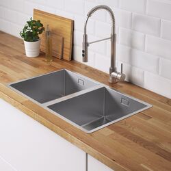 Chiuveta Ikea Norrsjon 2 cuve 73x44 (Inox) Thumb