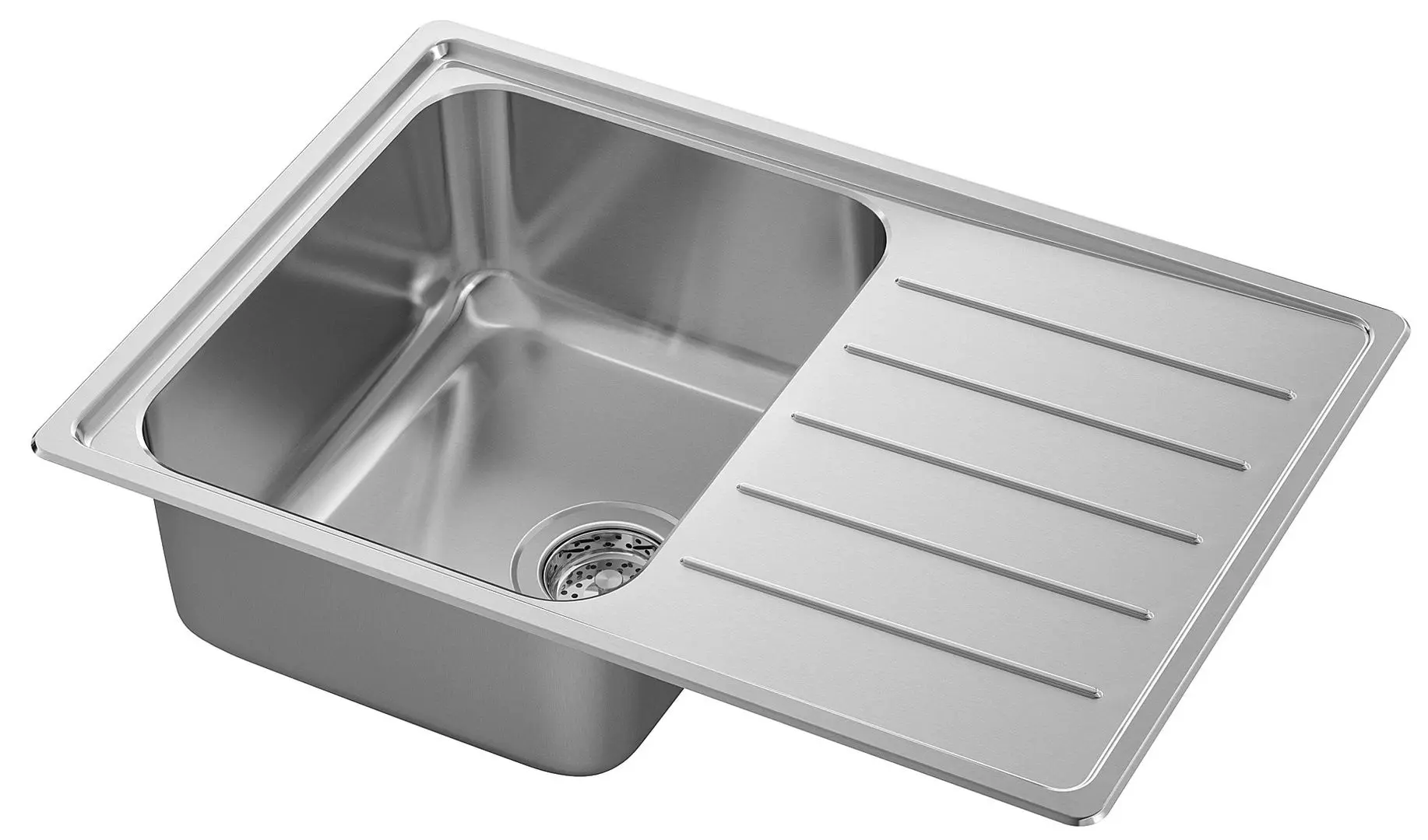 Chiuveta Ikea Vattudalen 1 cuve/uscator 69x47 (Inox)