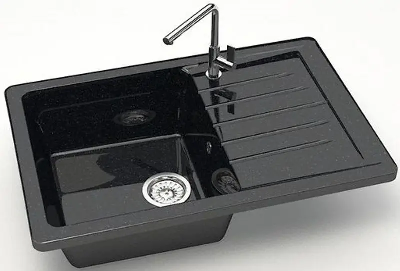 Кухонная мойка Marrbaxx Энди Z016Q4 (Black Gloss)