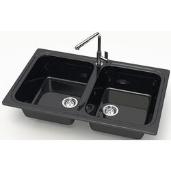 Мойка Marrbaxx Эвон Z020Q4 (Black Gloss) Thumb