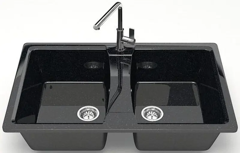 Мойка Marrbaxx Голди Z026Q4 (Black Gloss) - 2