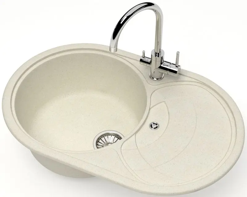 Chiuveta Marrbaxx Model F033Q2 (Beige Matte) - 2
