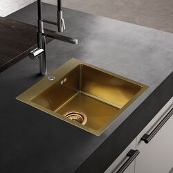 Мойка Melana ProfLine D5050HG (Satin/Gold) Thumb