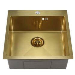 Мойка Melana ProfLine D5050HG (Satin/Gold)