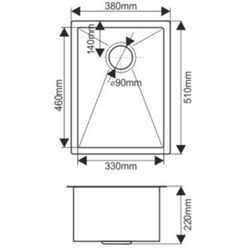 Chiuveta Melana ProfLine D5138H (Satin) Thumb
