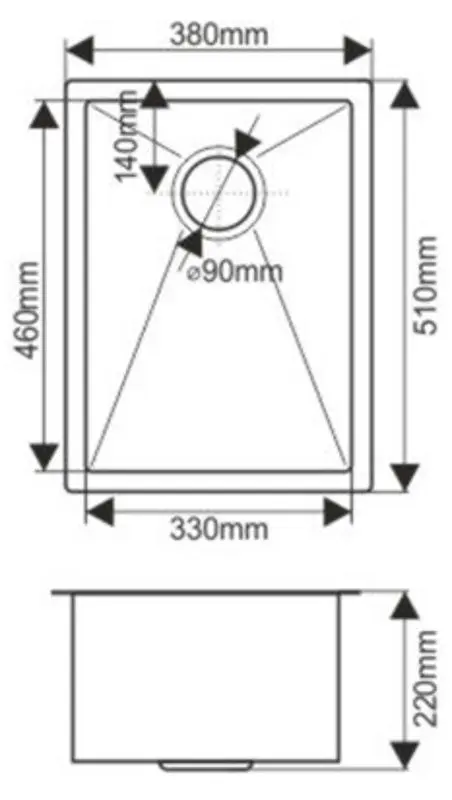 Мойка Melana ProfLine D5138HB (Satin/Graphite) - 4