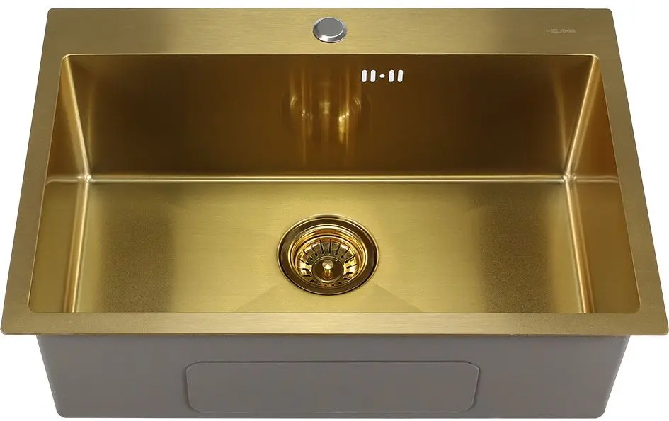 Мойка Melana ProfLine D6545HG (Satin/Gold)