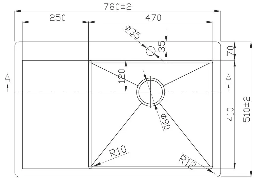 Мойка Melana ProfLine D7851H-R (Satin) - 3