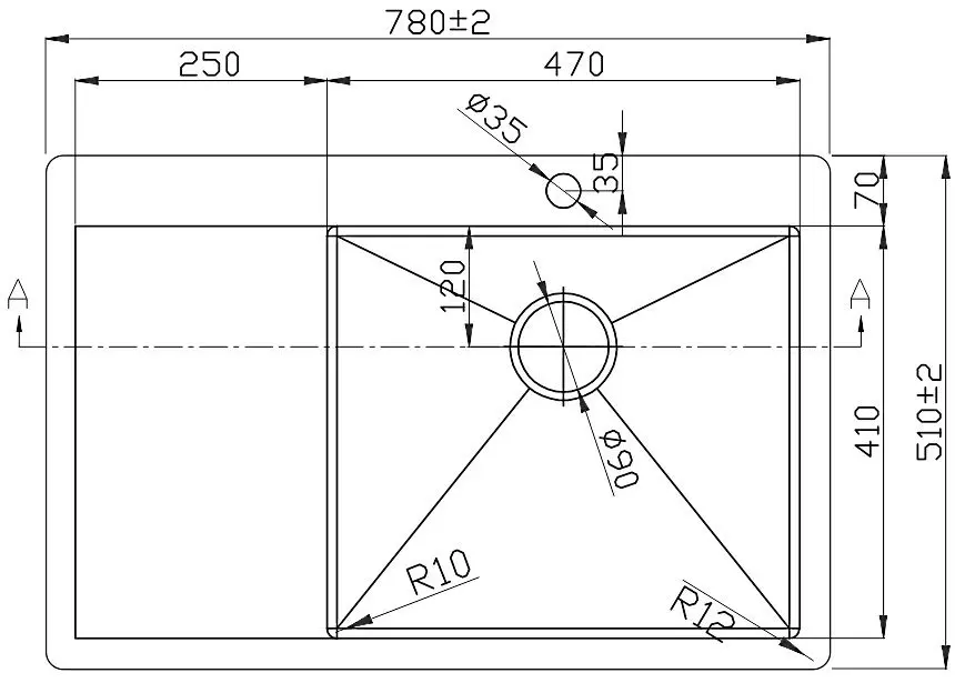 Мойка Melana ProfLine D7851HB-R (Graphite) - 3