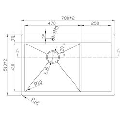 Мойка Melana ProfLine D7851HG-L (Gold) Thumb