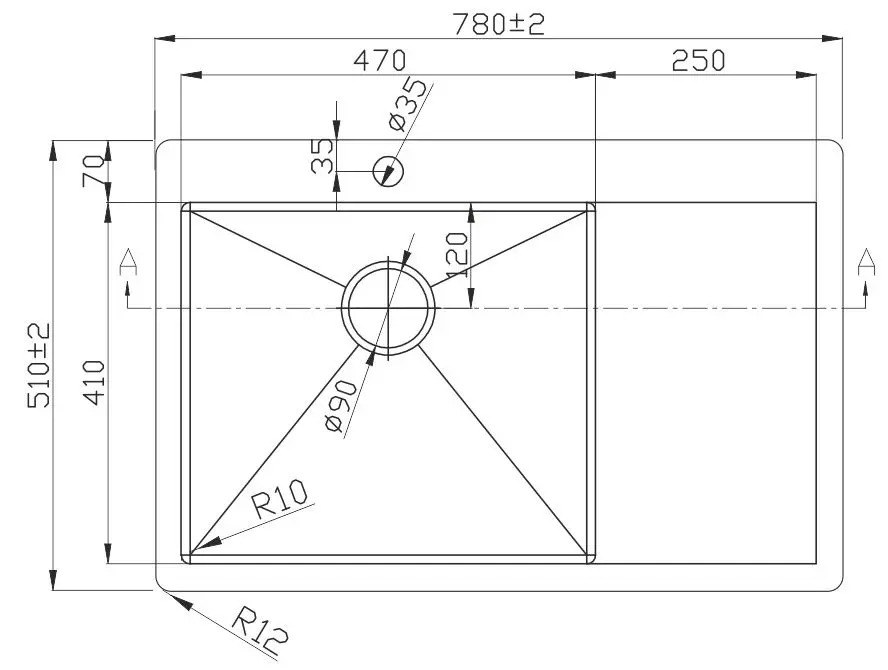 Мойка Melana ProfLine D7851HG-L (Gold) - 3