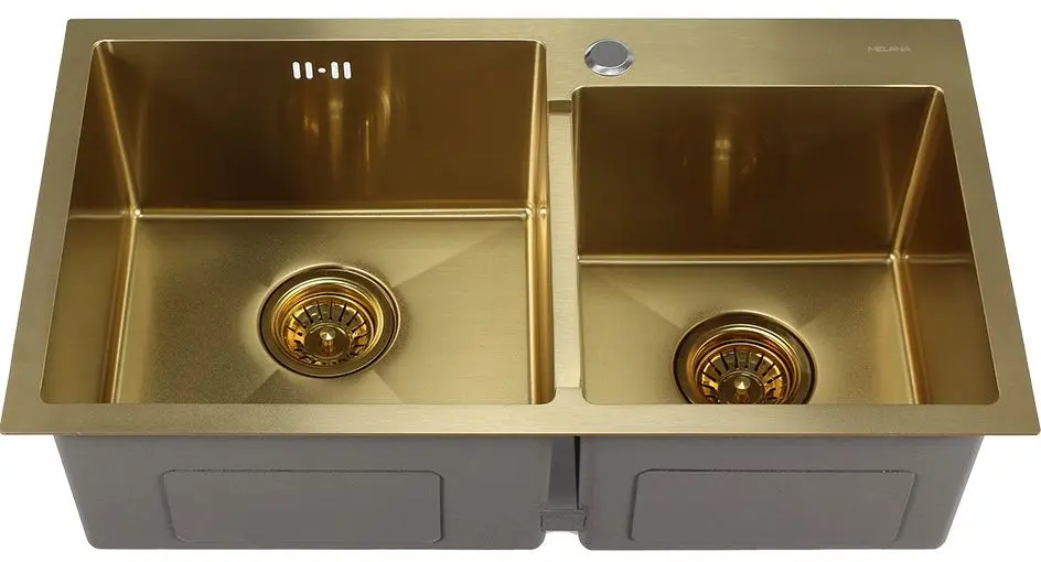 Chiuveta Melana ProfLine S7240HG (Satin/Gold)