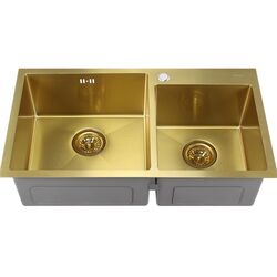 Chiuveta Melana ProfLine S7843HG (Satin/Gold)