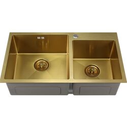 Chiuveta Melana ProfLine S8045HG (Satin/Gold)