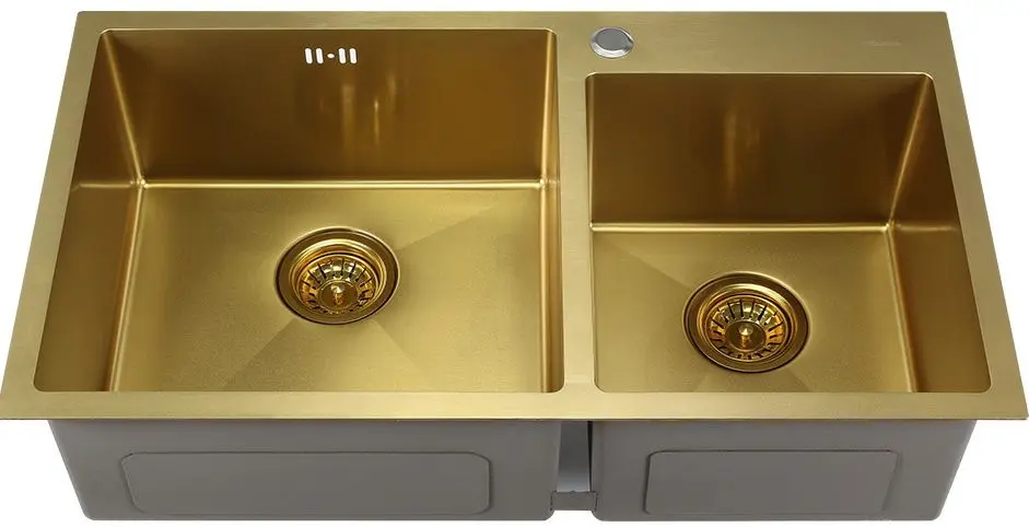 Chiuveta Melana ProfLine S8045HG (Satin/Gold)