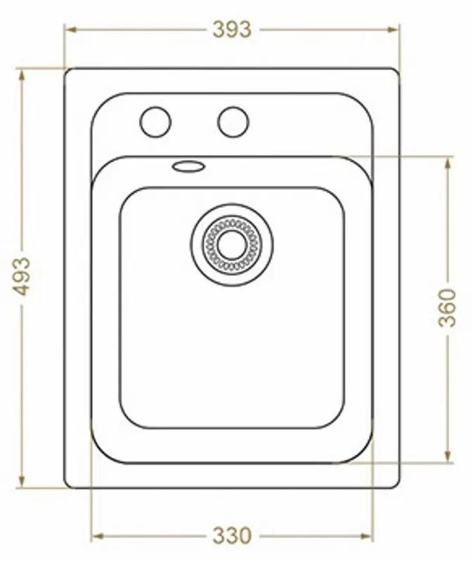 Chiuveta Montebella 400 500 (Lemur) - 3
