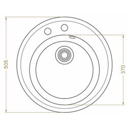 Мойка Montebella 510 (Lemur) Thumb