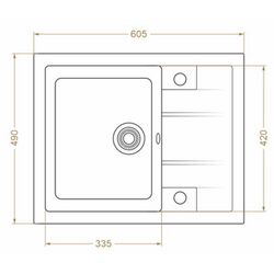 Мойка Montebella 615 500 (Jaguar) Thumb