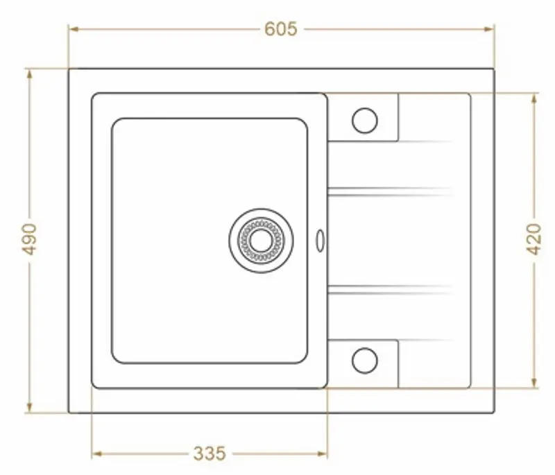 Chiuveta Montebella 615 500 (Koala) - 3