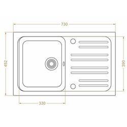 Chiuveta Montebella 740 460 (Pantera) Thumb