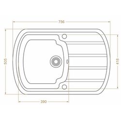 Chiuveta Montebella 760 500 (Lemur) Thumb