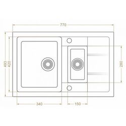 Chiuveta Montebella 780 500/15 (Koala) Thumb