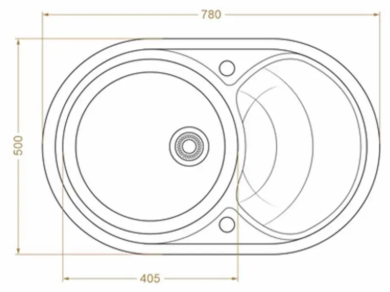 Chiuveta Montebella ELG 780 500 (Koala)