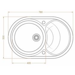 Мойка Montebella ELG 780 500 (Pantera) Thumb