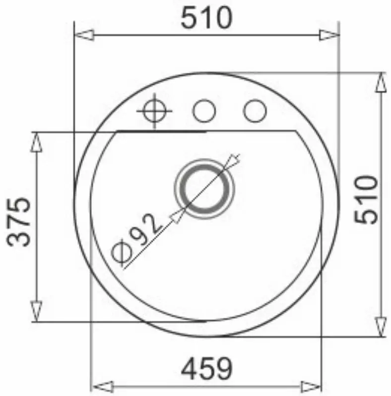 Chiuveta Pyramis Mido fi51 1B (Beige Sand)