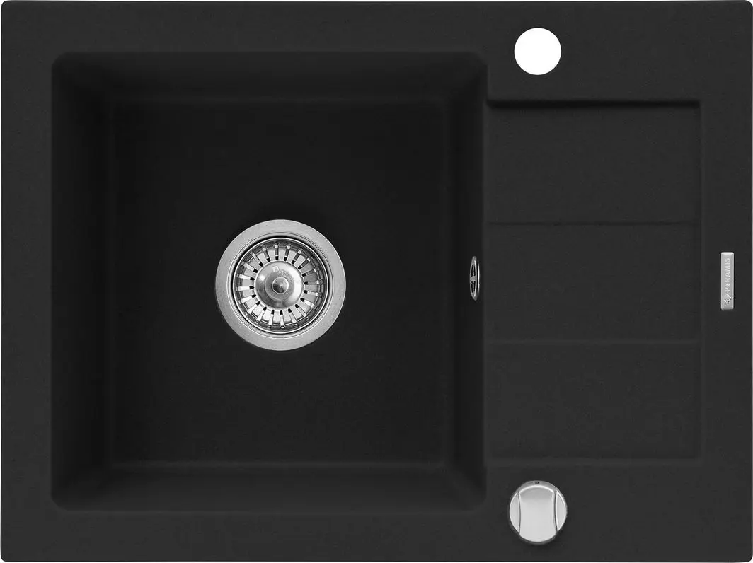 Chiuveta Pyramis Sparta 59x44 1B 1D (Black)