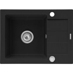 Chiuveta Pyramis Sparta Volcano 59x44 1B 1D (Black)