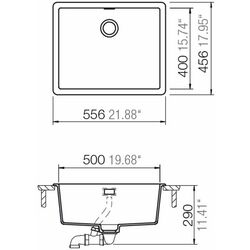 Chiuveta Schock Brooklyn N-100L Cristalite Thumb