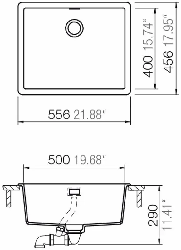 Chiuveta Schock Brooklyn N-100L Cristalite
