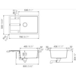 Мойка Schock Ronda D100XL Cristalite Thumb