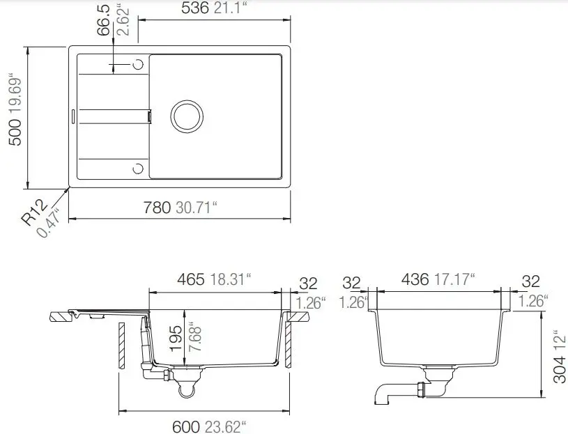 Мойка Schock Ronda D100XL Cristalite - 11