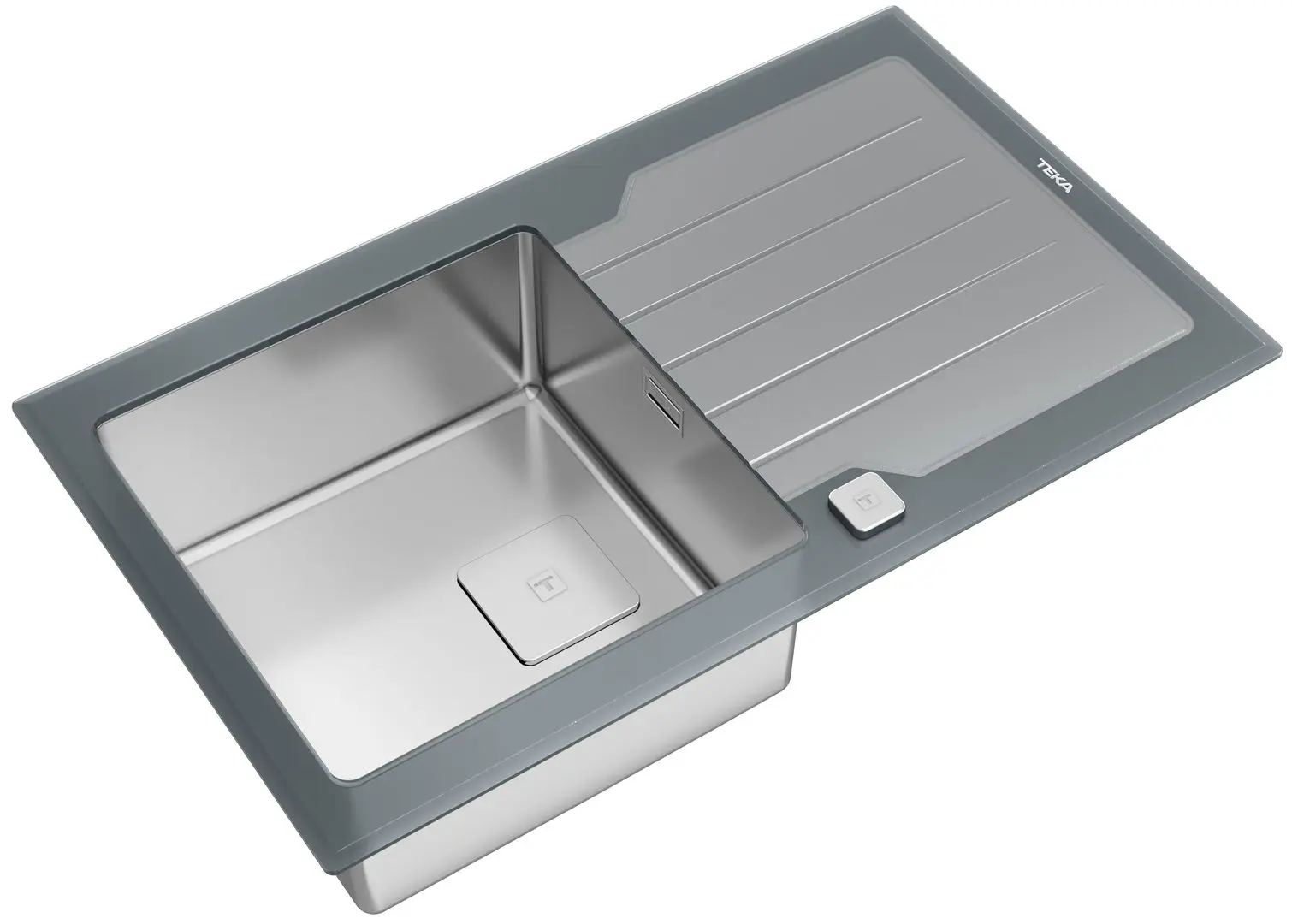 Chiuveta Teka Diamond RS15 1B 1D 86 (Stone Grey) - 2