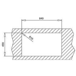 Chiuveta Teka Diamond RS15 1B 1D 86 (Stone Grey) Thumb