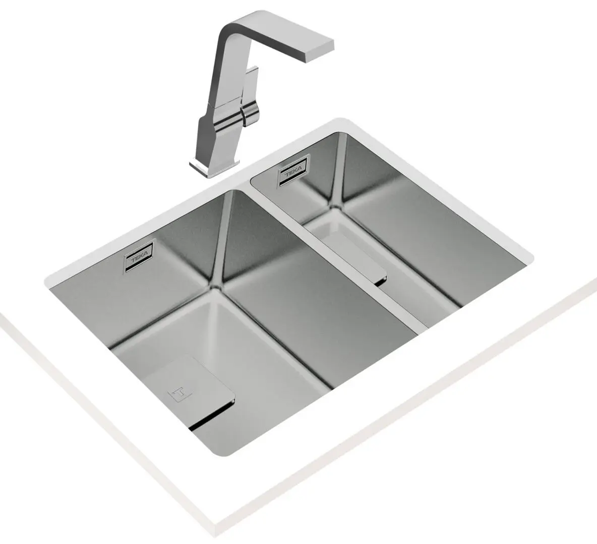 Chiuveta Teka Flexlinea RS15 2B 580 (Inox) - 2