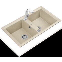 Chiuveta Teka Stone 90B TG 2B (Sand Beige) Thumb