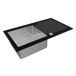 Chiuveta Teka Maestro Diamond RS15 1C 1E N (Black Glass) Thumb