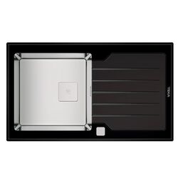 Chiuveta Teka Maestro Diamond RS15 1C 1E N (Black Glass)