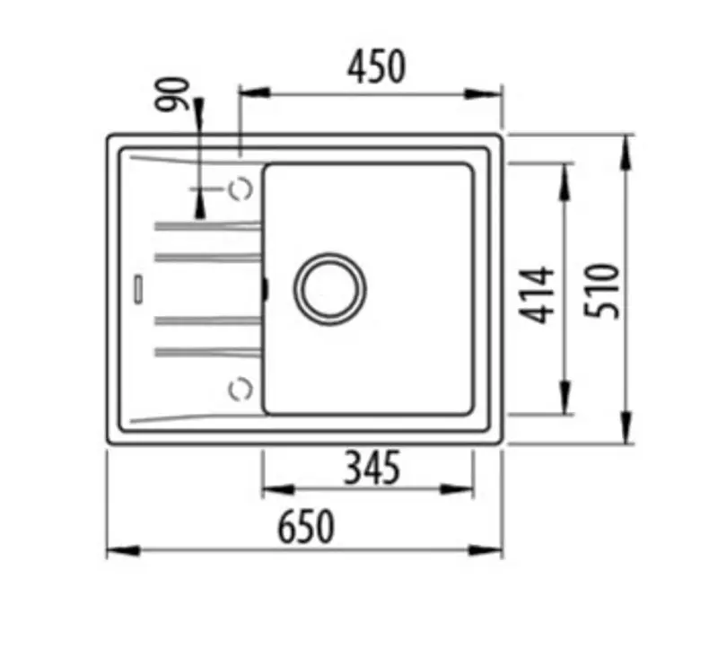 Кухонная мойка Teka Stone 45 S-TG (Carbon)