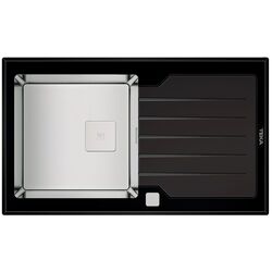 Chiuveta Teka Premium Line Diamond RS15 1B 1D 86 (Black/Inox)