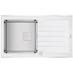 Chiuveta Teka Premium Line Diamond RS15 1B 1D 86 (White/Inox) Thumb