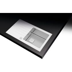 Chiuveta Teka Premium Line Diamond RS15 1B 1D 86 (White/Inox) Thumb