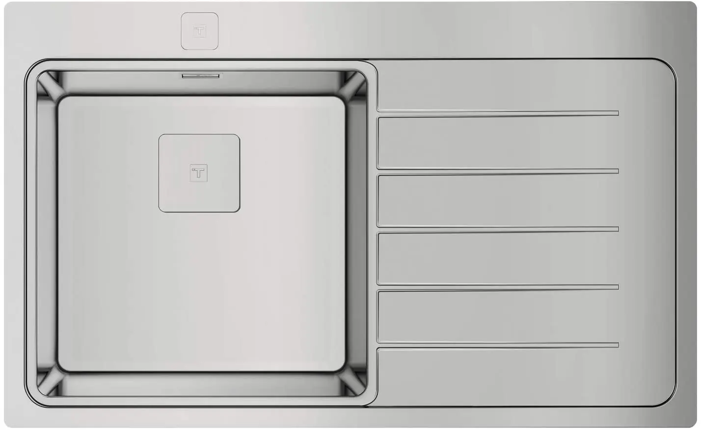 Chiuveta Teka Premium Line Zenit R15 1B 1D 86 Left (Inox)