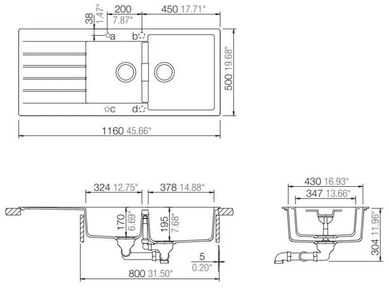 Мойка Schock Signus D200 Cristadur