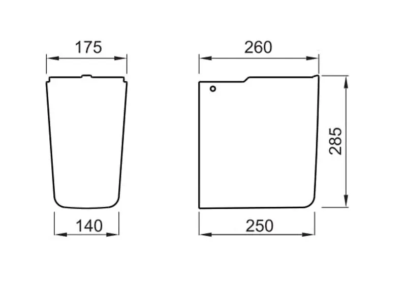 Semipiedestal Roca Adele A335191000 (White)